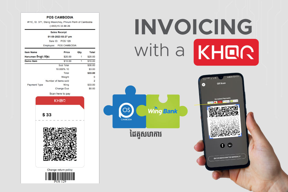 Invoicing with a KHQR